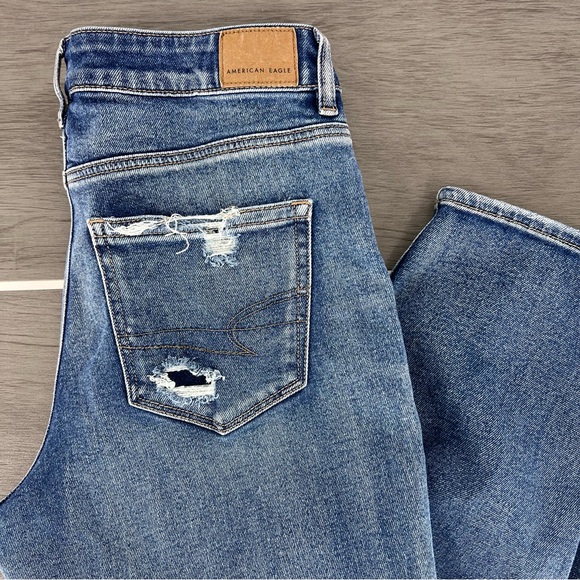 American eagle distressed Jean size 8 regular - Picture 10 of 10